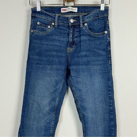 Levi’s 502 Tapered Fit Denim Jeans 14 27x27 - Picture 2 of 9